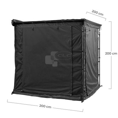 200 cm coloris Noir
